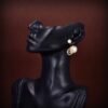 DIOR Golden letter JADIOR earring