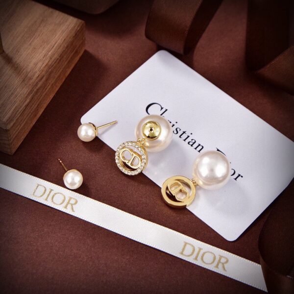DIOR Golden letter JADIOR earring