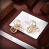 DIOR Golden letter JADIOR earring
