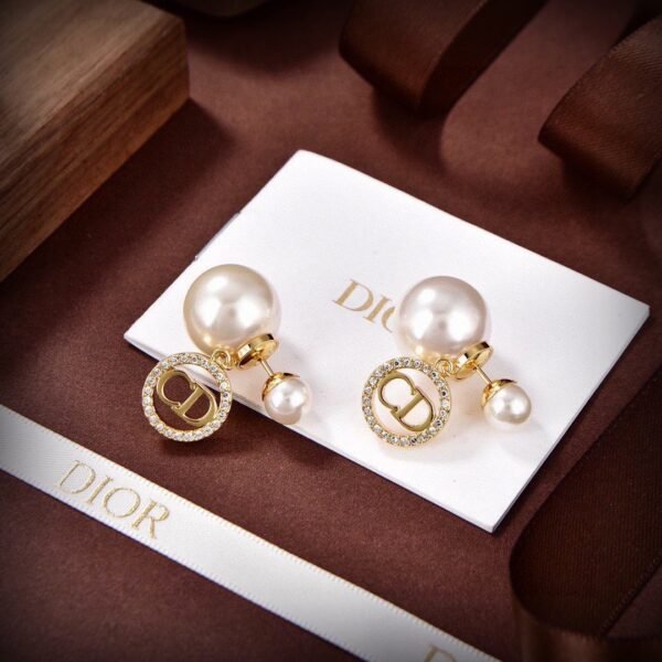 DIOR Golden letter JADIOR earring