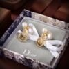 DIOR Golden letter JADIOR earring