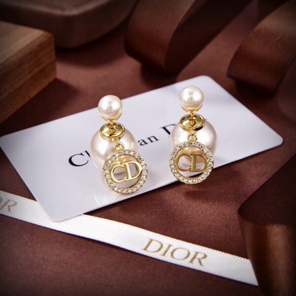 DIOR Golden letter JADIOR earring