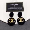 CHANEL Letter Double C Autumn/Winter Plush Earstuds