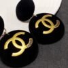 CHANEL Letter Double C Autumn/Winter Plush Earstuds