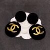 CHANEL Letter Double C Autumn/Winter Plush Earstuds