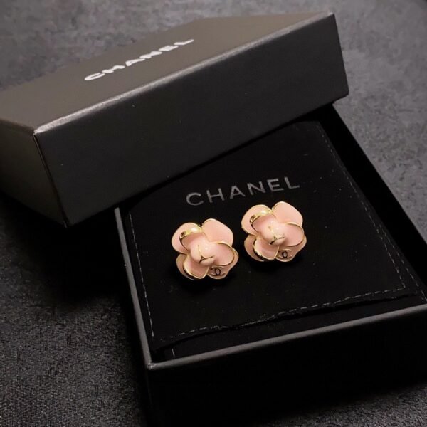Chanel Camellia Earrings