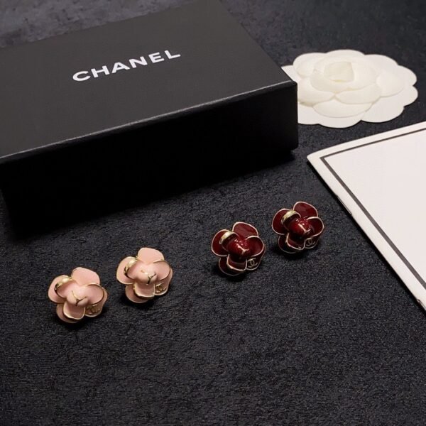 Chanel Camellia Earrings