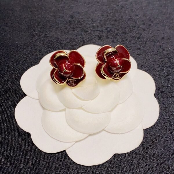 Chanel Camellia Earrings