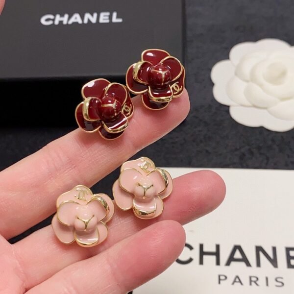 Chanel Camellia Earrings