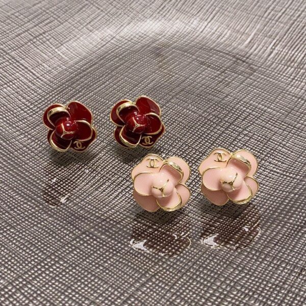 Chanel Camellia Earrings