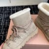 miumiu Cotton shoes boots Premium version winter cotton boots