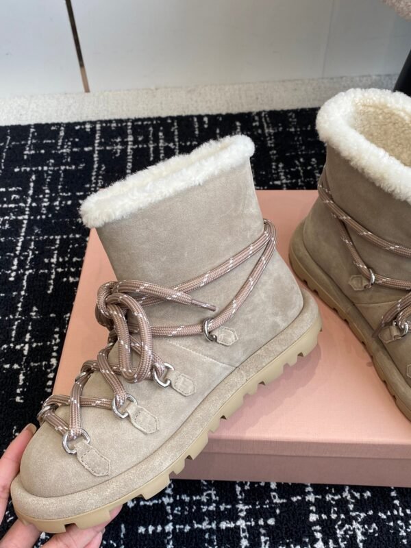 miumiu Cotton shoes boots Premium version winter cotton boots