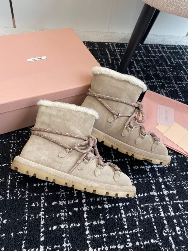 miumiu Cotton shoes boots Premium version winter cotton boots