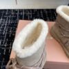 miumiu Cotton shoes boots Premium version winter cotton boots
