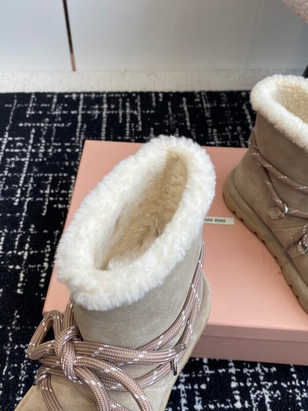 miumiu Cotton shoes boots Premium version winter cotton boots