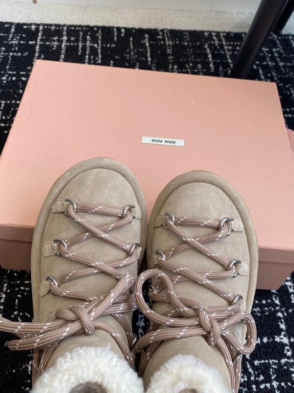 miumiu Cotton shoes boots Premium version winter cotton boots