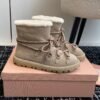 miumiu Cotton shoes boots Premium version winter cotton boots