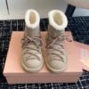 miumiu Cotton shoes boots Premium version winter cotton boots