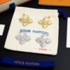 LV Medaillon flowers plants earrings