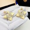 LV Medaillon flowers plants earrings