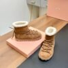 miumiu Winter Snow Boots Top version