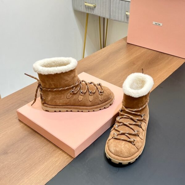 miumiu Winter Snow Boots Top version