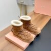 miumiu Winter Snow Boots Top version