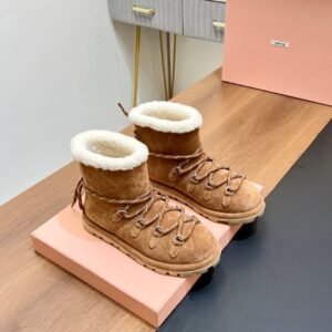 miumiu Winter Snow Boots Top version