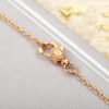 DIOR The high-end version of the rose necklace is made entirely of 925 silver and electroplated with thick gold