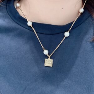 miumiu Square pearl necklace premium version high quality