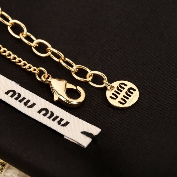 miumiu Square pearl necklace premium version high quality