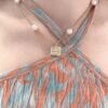 miumiu Square pearl necklace premium version high quality