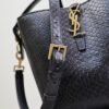 YSL-BAG Black Snake·LE 37 Mini Bucket Bag