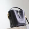 YSL-BAG Black Snake·LE 37 Mini Bucket Bag