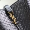 YSL-BAG Black Snake·LE 37 Mini Bucket Bag
