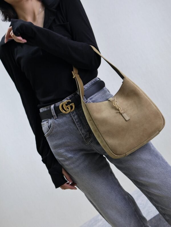 YSL-bag Underarm shoulder bag handbag matte 23×22×8.5cm