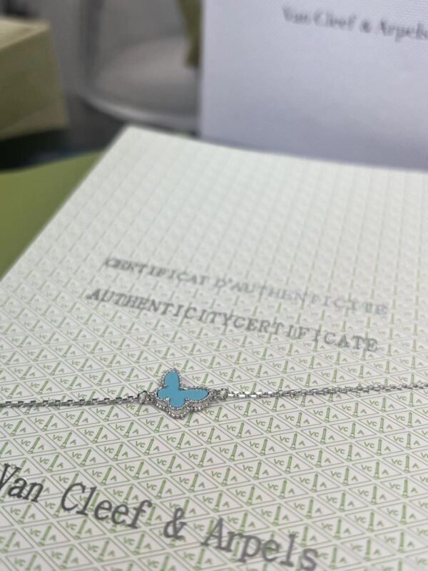 Van Cleef & Arpels Turquoise Mini Butterfly Bracelet