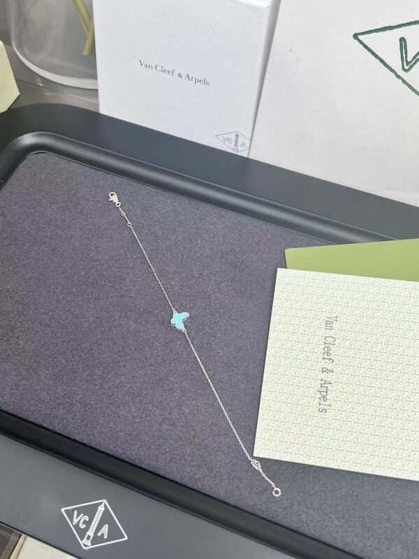 Van Cleef & Arpels Turquoise Mini Butterfly Bracelet