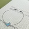 Van Cleef & Arpels Turquoise Mini Butterfly Bracelet