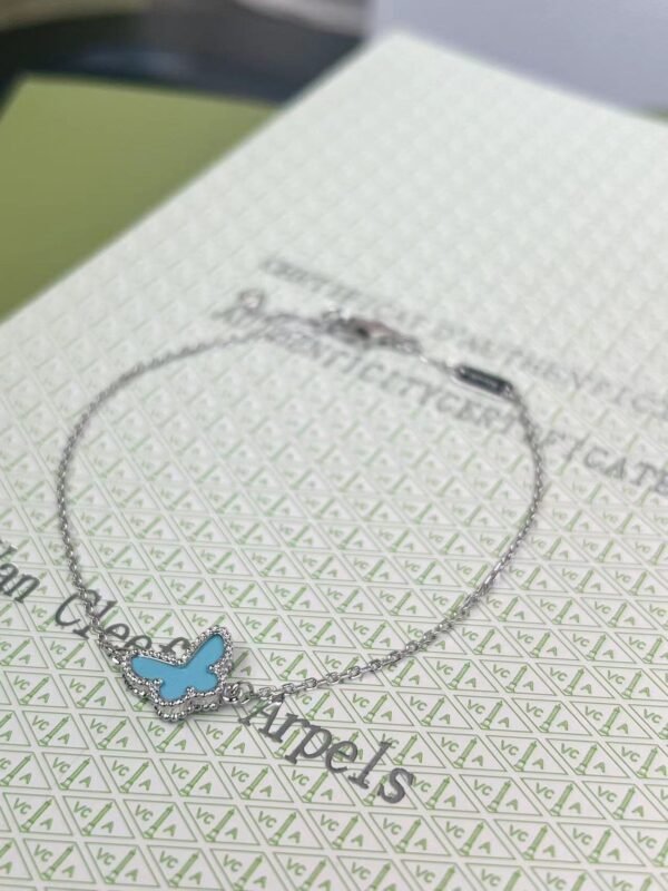 Van Cleef & Arpels Turquoise Mini Butterfly Bracelet