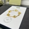 Van Cleef & Arpelsvca gold laser five-flower bracelet
