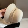Chanel 100% wool formal hat 57cm
