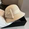 Chanel 100% wool formal hat 57cm