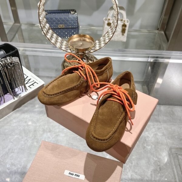 miumiu New British style lace-up Casual shoes