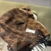 CELINE 100% cashmere scarf Official website version 36X190cm