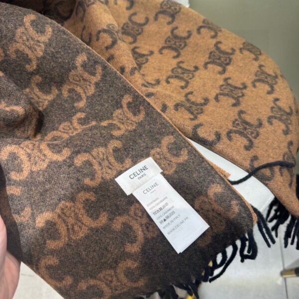 CELINE 100% cashmere scarf Official website version 36X190cm