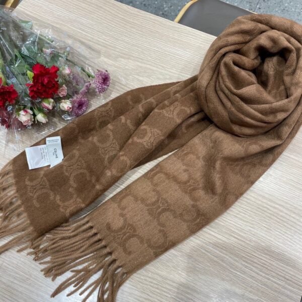 CELINE 100% cashmere scarf Official website version