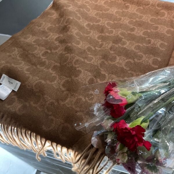 CELINE 100% cashmere scarf Official website version