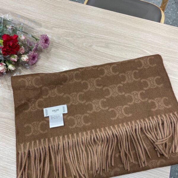 CELINE 100% cashmere scarf Official website version