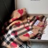 Burberry scarf Classic cashmere♥️heart 30x168cm 100% wool blend